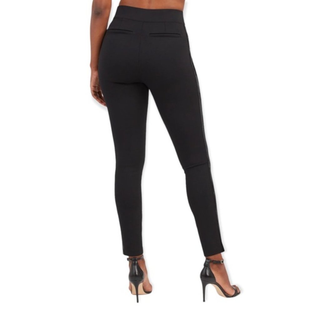 Spanx Perfect Black Pant with Sequin Tuxedo stripe - Picture 5 of 9